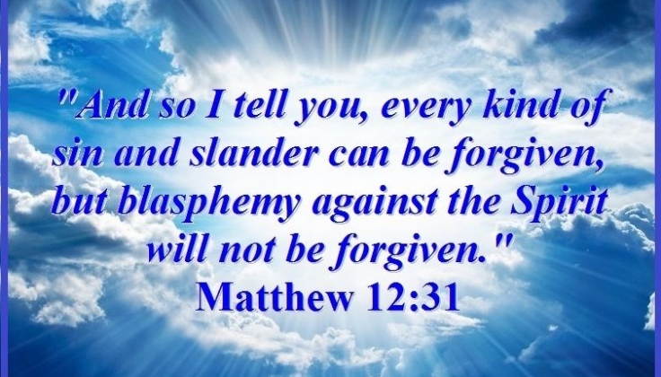 10 Things You Need to Know about the Unforgivable Sin