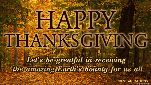 Happy Thanksgiving –  From: Rev. John McILwraith – 2024